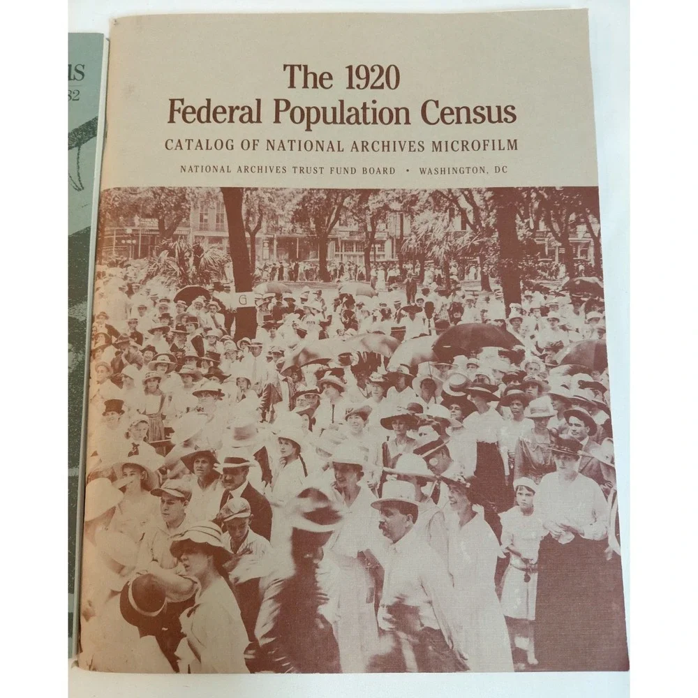 1910 1920 Federal Population Census Catalog National Archives Book Lot Genealogy
